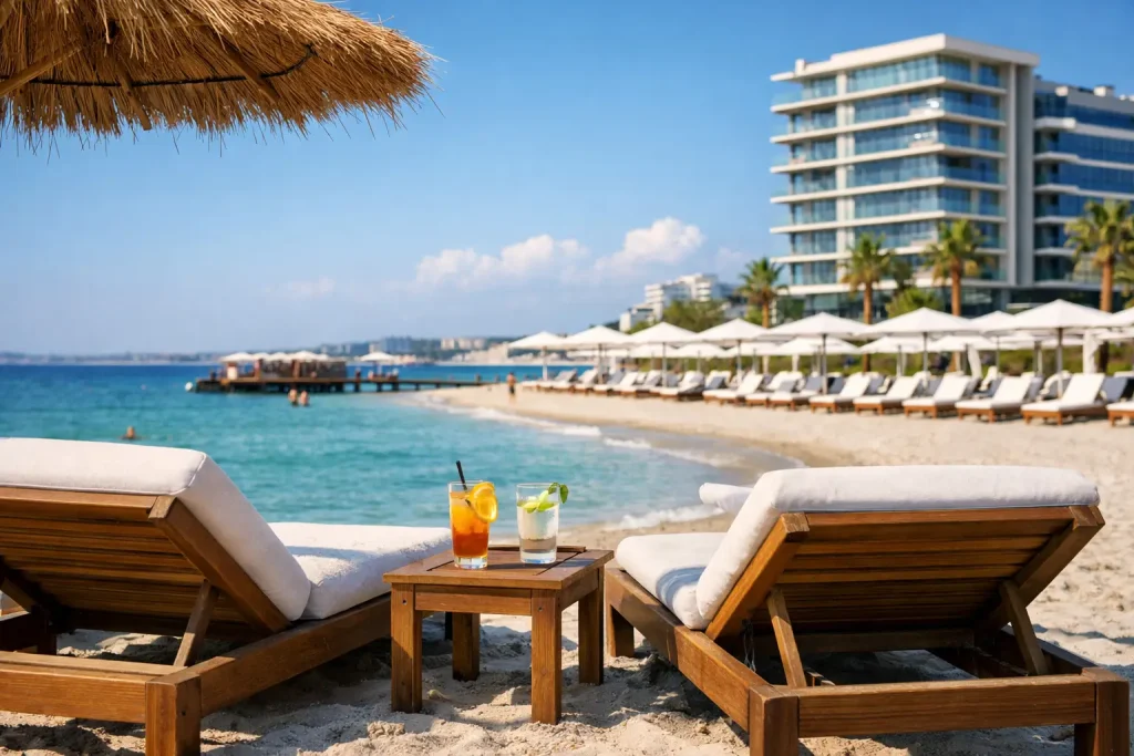 Hotel cu plajă privată în Mamaia: ce alegi