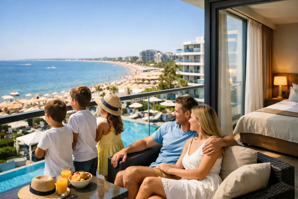 Apartament hotel Mamaia pentru familie, cu confort