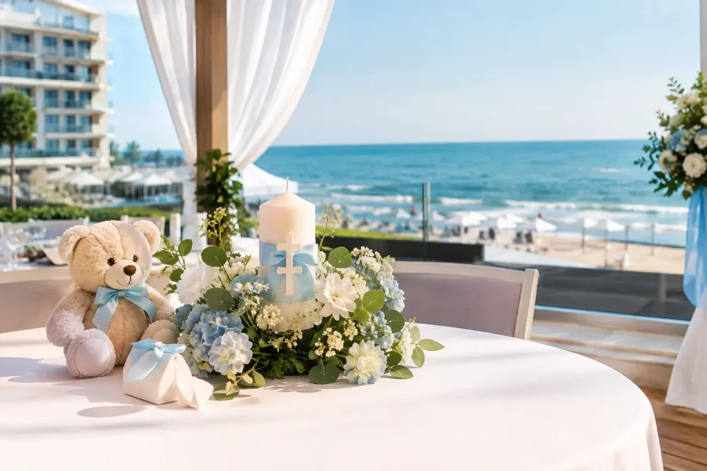 Locație botez Mamaia la hotel, lângă mare